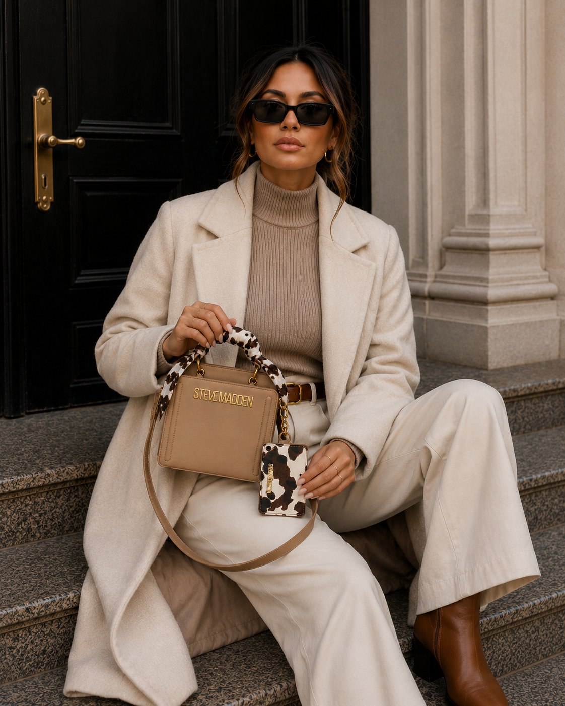 Steve Madden Satchel Latte